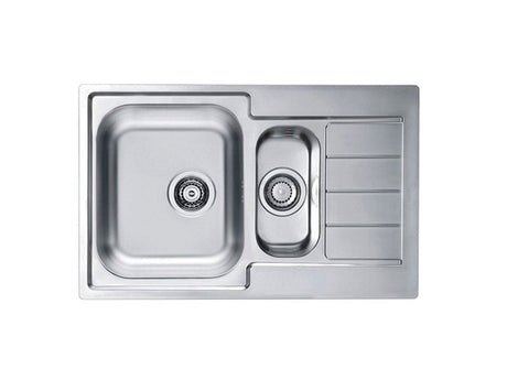 PC-Doc.ro Chiuveta bucatarie Chiuveta Alveus LINE 70 Linen 1082456 | Inox, 2 Cuve, 790x500mm, Stanga