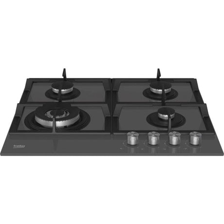 Beko Plita pe gaz Plita pe Gaz Beko HILW64225SZG | 60cm, 4 Arzatoare, Wok, Sticla Gri
