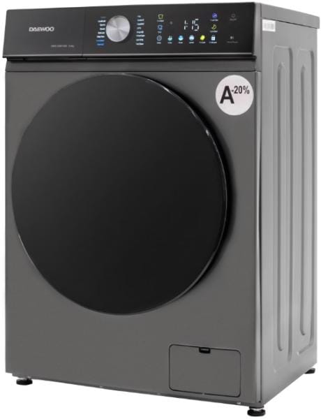 Daewoo Masina de spalat rufe Masina de spalat rufe Daewoo DWD-CS8014SK | 8kg, 1400RPM, A-30%, Inverter, Silver