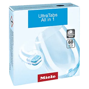 Miele Consumabile Detergent tablete pentru masina de spalat vase GS CL 0606 T UltraTabs All in one Rezultate stralucitoare 60 buc (3x20) [11259480/ 10748080/ 11729620]