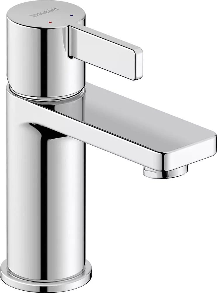 Duravit Baterie lavoar Duravit, D-Neo Single lever basin mixer S, monocomanda, marime S, cartus ceramic, fara set de evacuare, crom