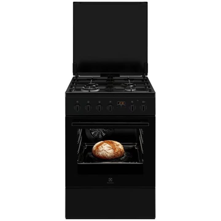 Electrolux Aragaz Aragaz Electrolux LKK664222K | mixt, SteamBake, 4 arzatoare, Gaz + Electric