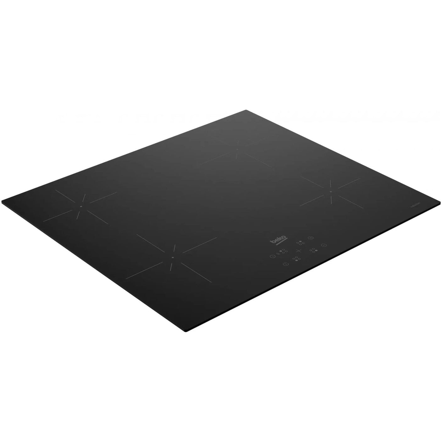 BEKO Plita incorporabila pe inductie Beko, 4 zone, control touch, timer, 9 niveluri de putere, Negru