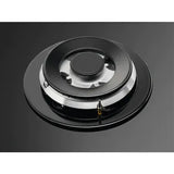 Electrolux Plita incorporabila Electrolux, Gaz, 4 zone de gatit, Aprindere electrica, Arzator Wok, Dispozitiv de siguranta, Gratare fonta, 60 cm, Sticla neagra