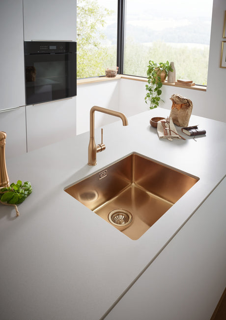 Grohe Baterie chiuveta Baterie Bucatarie Grohe Essence 30269DL0 | Monocomanda, Pipa Inalta, Brushed Warm Sunset
