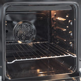 Nobeltek Aragaz Aragaz Nobeltek NLT 5604N/E1 | 50x60cm, Gaz + Cuptor Electric cu Ventilator, Negru, 50x60x85cm