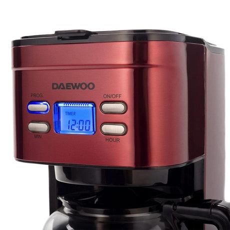 Daewoo Cafetiera Cafetieră Daewoo | 1000W, 1.5L, Negru