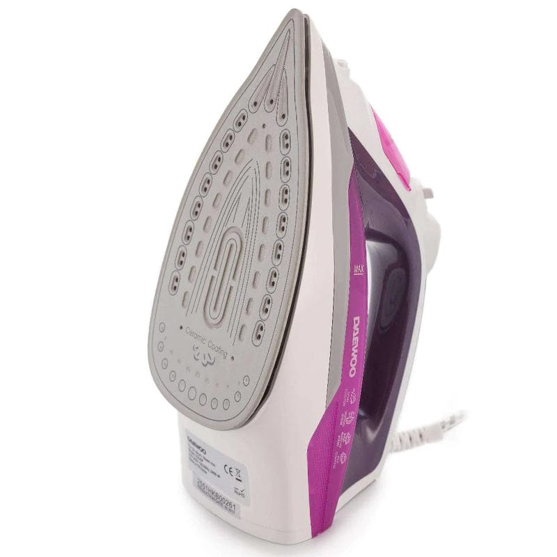 Daewoo Fier de calcat Fier de Calcat Daewoo D-DSI20P | 2400W, 350ml, Talpa Ceramica, Alb