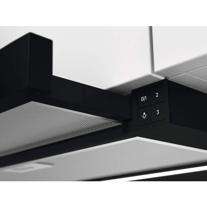 Electrolux Hota incorporabila telescopica ELECTROLU, 1 motor, 600 m3/h, L 60 cm, negru