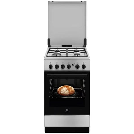 Electrolux Aragaz Aragaz Electrolux LKG504015X | 4 arzatoare, Gaz, L 50 cm, Grill