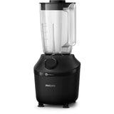 Philips Blender Philips Seria 3000, 600W, 2l, 2 viteze+Pulse, zdrobire gheata, Sistem ProBlend, aplicatia NutriU, Negru