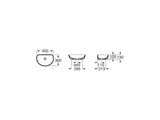 Roca Lavoar Lavoar Roca Optica A327C10000 | Oval, 450x300mm, Montare Pe Blat, Alb