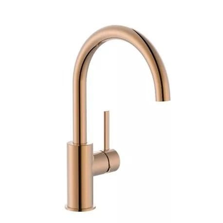 Roca Baterie chiuveta Baterie Lavoar Roca A5A4A9ERG0 | Ona, Monocomanda, Rose Gold, Push Open