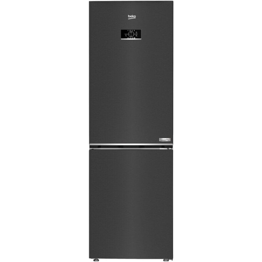 Beko Combina frigorifica Combina frigorifica Beko B3RCNA364HXBR1 | 367L, Clasa E, AeroFlow, HarvestFresh, Dark Inox, 59.5x66.3x186.5cm
