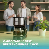 NobelTek SDA Cafetiera Cafetiera NobelTek NCM75B | 750W, 1.25L, Anti-picurare, Mentinere cald