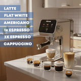 Daewoo Espressor manual Espressor Manual Daewoo DCME1350 | 1350W, Pompa ULKA 20 Bari, PID, Pre-Infuzare