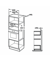 Beko Cuptor microunde Cuptor Microunde Incorporabil Beko BMGB25333BG | 25L, 900W, Grill 1000W, Touch Control