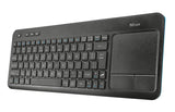 PC-Doc.ro Tastatura Tastatura Trust Veza 20960 | Wireless 2.4 GHz, Multimedia, 10m, Negru