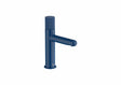 Roca Baterie lavoar Roca, Gama NU, monocomanda, marime S, levier metalic Stripes, cartus ceramic, fara set de evacuare, cobalt blue, albastru