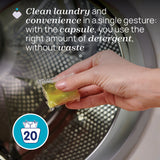 Detergent Hipoalergenic Chicco Sensitive, 20 Capsule, 0luni+