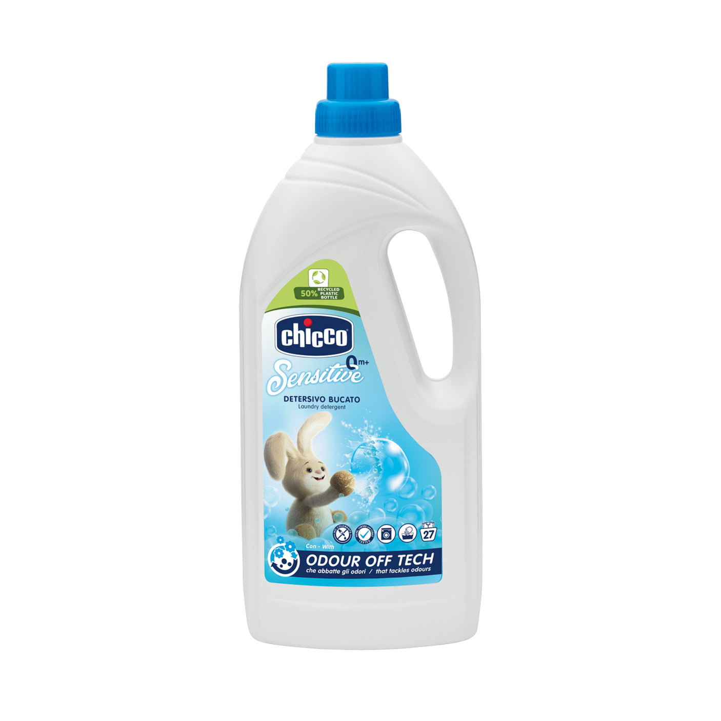 Detergent Lichid Hipoalergenic Chicco pentru Haine, 1.5litri, 0luni+