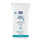 Dischete Bumbac Chicco Baby Moments Baby Skin pentru Igiena Zilnica, 60buc, 0luni+