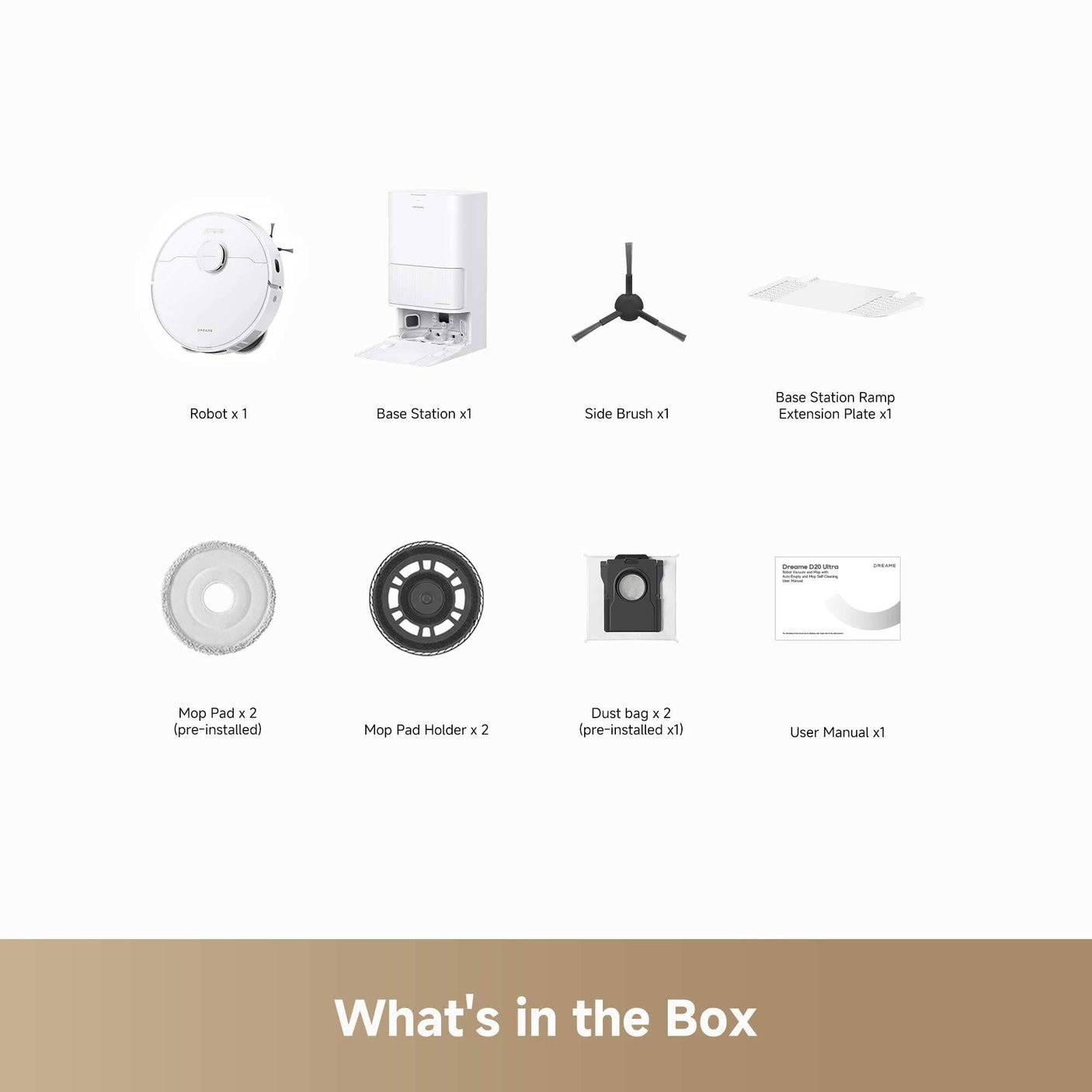 Dreame Aspirator robot Aspirator Robot Dreame RLD31SE | 13000Pa, 0.32L, Smart, Alb