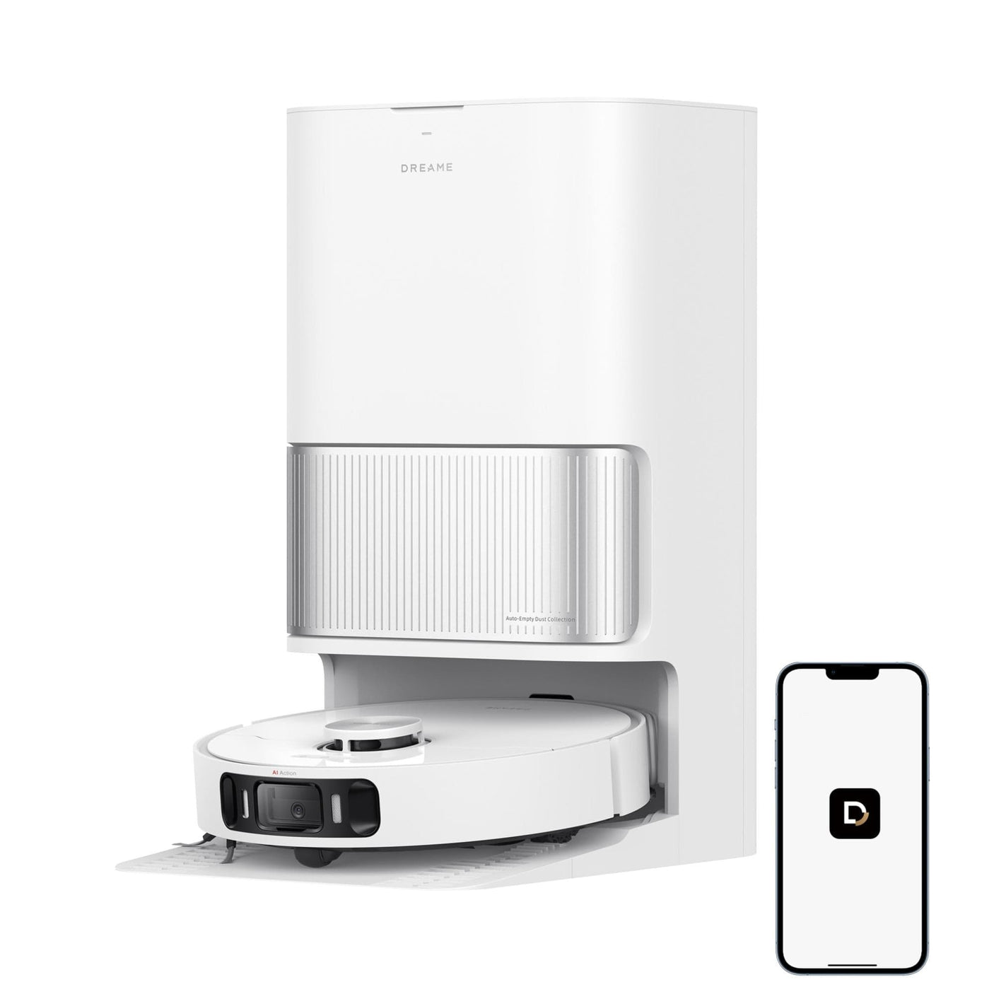 Dreame Aspirator robot Aspirator Robot Dreame RLL77SE-WHITE | 0.3L, Smart, Alb