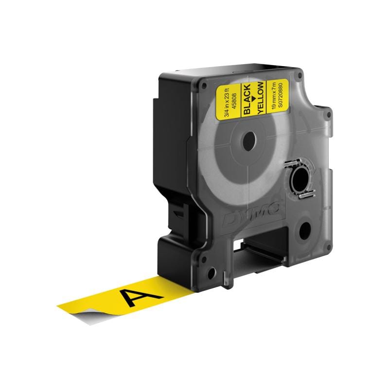 Dymo Dymo Schriftband 45808 Yellow Gelb Black Schwarz (S0720880)