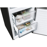 Candy Combina frigorifica Combina frigorifica Candy ECN2CQTEB186 | 350L, No Frost, WiFi, Clasa E, Negru, 59.5x66.7x185cm