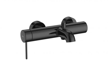 Roca Baterie cada Roca, Gama NU, cartus ceramic, levier metalic PIN, diverter, monocomanda, titanium black, negru