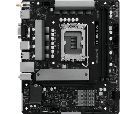 ASROCK Asrock H810M-X WiFi. Processor manufacturer: Intel, Processor socket: LGA 1851 (Socket V1), Compatible processor series: Intel Core Ultra (Series 2). Supported memory types: DDR5-SDRAM, Maximum intern