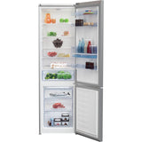 Beko Combina frigorifica Combina frigorifica Beko RCSA406K40DXBN | 362L, Dozator apa, No Frost, E, Metal Look, 59.5x67x202.5cm