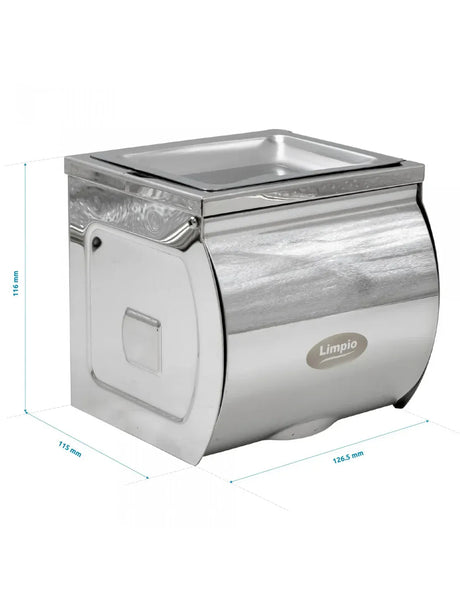 Limpio Dispenser Dispenser Hartie Igienica Limpio TD 10W3 | Alb, Perete, ABS
