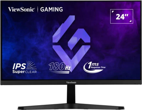 VIEWSONIC Monitor ViewSonic 23.8" VX24G1-HD, Diagonal (inch): 23.8, Diagonal (cm): 60, Aspect ratio: 16:9, Panel: IPS, Resolution: 1920x1080, Refresh Rate: 180Hz, Response time MPRT: 1ms, Brightness (max): 300