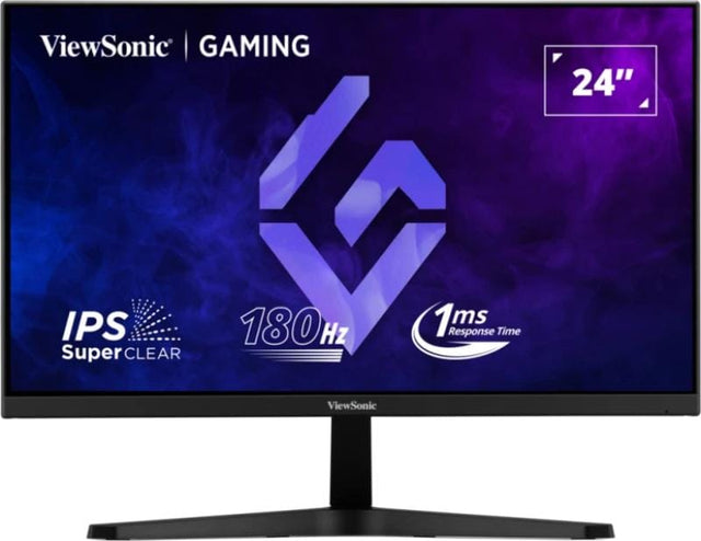VIEWSONIC Monitor ViewSonic 23.8" VX24G1-HD, Diagonal (inch): 23.8, Diagonal (cm): 60, Aspect ratio: 16:9, Panel: IPS, Resolution: 1920x1080, Refresh Rate: 180Hz, Response time MPRT: 1ms, Brightness (max): 300