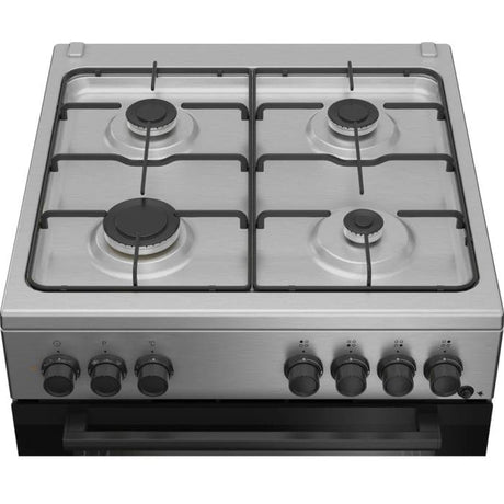 Beko Aragaz Aragaz Beko FBSE62120XD | 4 Arzatoare, Cuptor Electric, 6 Functii, Clasa A, 60x60x85cm