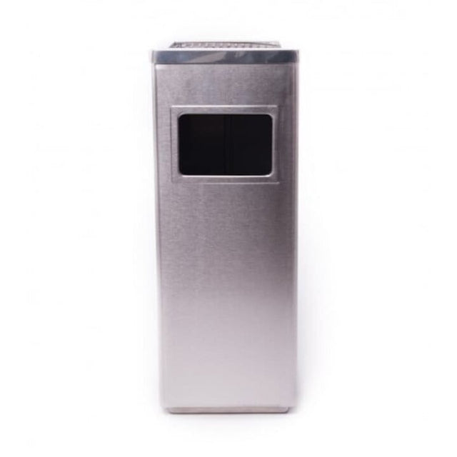 Limpio Cos gunoi Cos de Gunoi cu Scrumiera Limpio CS-02 | Inox