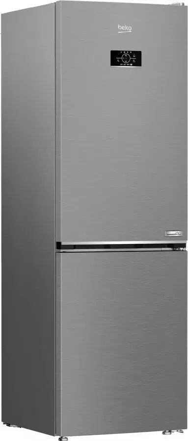 Beko Combina frigorifica Combina frigorifica Beko B3RCNA364HXB1 | 367L, AeroFlow, HarvestFresh, E, Metal Look, 59.5x66.3x186.5cm