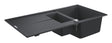 Grohe Chiuveta bucatarie Chiuveta Bucatarie Grohe K400 31642AP0 | 1000x500mm, 2 Boluri, Granite Black, Reversibil