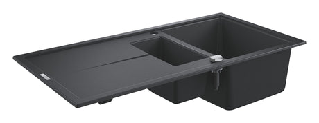 Grohe Chiuveta bucatarie Chiuveta Bucatarie Grohe K400 31642AP0 | 1000x500mm, 2 Boluri, Granite Black, Reversibil
