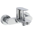 Roca Baterie cada Roca, Gama Cala, cartus ceramic, levier metalic, diverter, monocomanda, crom
