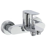 Roca Baterie cada Roca, Gama Cala, cartus ceramic, levier metalic, diverter, monocomanda, crom