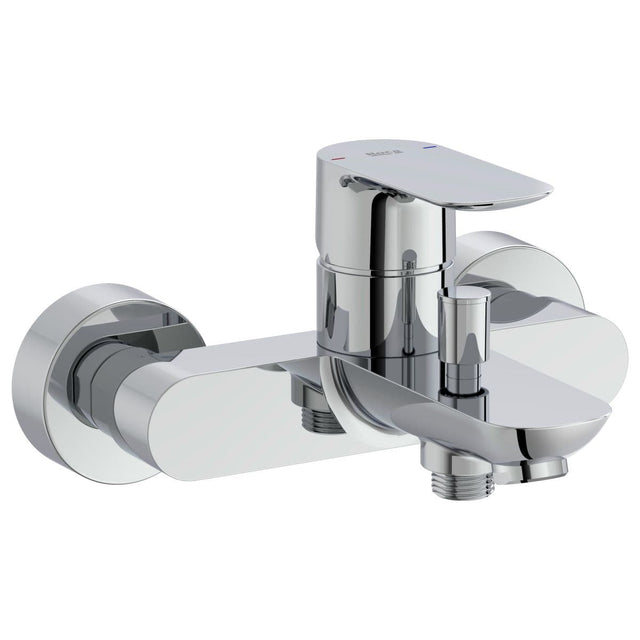 Roca Baterie cada Roca, Gama Cala, cartus ceramic, levier metalic, diverter, monocomanda, crom