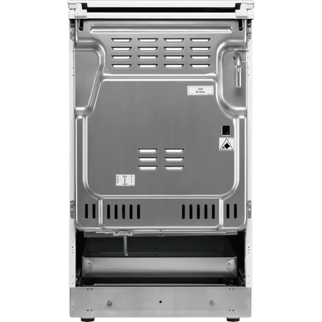 Electrolux Aragaz Electrolux, Mixt, 4 arzatoare gaz, Gratare de fonta, Cuptor electric, Timer electronic, Grill electric, Clasa A, 50cm, culoare inox