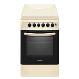 Nobeltek Aragaz Aragaz Nobeltek NLT 5604B/E1 | 50x60cm, Gaz + Electric, Ventilator, Bej, 50x60x85cm