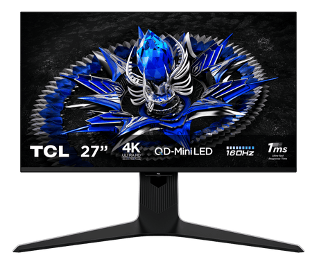 TCL Monitor PC Monitor TCL 27R83U | 27", 4K, 160Hz, QD-Mini LED