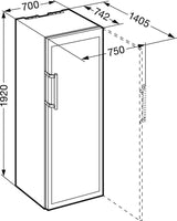 PC-Doc.ro Vitrina vinuri Vitrina Vinuri Liebherr WTpes 5972 | 211 sticle, 2 zone, 5-20°C, inox