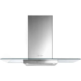 Faber B Hota decorativa, T, Faber, NICE LED SRM X/V A60, 60 cm, 420 m3h, 66 dB, 1 motor, filtru aluminiu, clasa C, butoane push, LED2, , Inox-Sticla, 325.0557.681