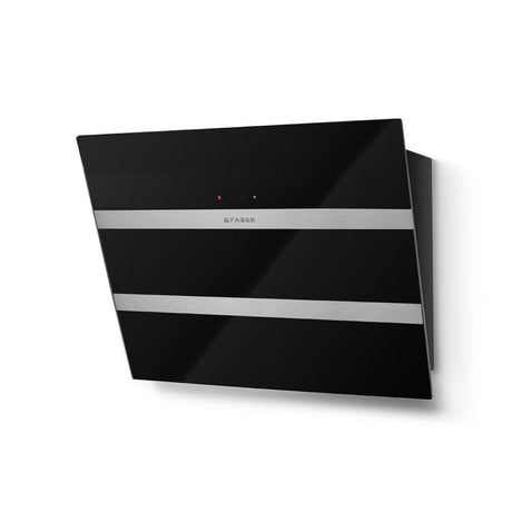 Faber B Hota tangetiala, Faber, STEELMAX EV8 LED BK/X A55, 730 m3h, 71 dB, 55 cm, LED, touch, negru-inox, B